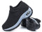 Hitmars Scarpe da Ginnastica da Donna Scarpe Sportive da Corsa Palestra Cuscino d'Aria Nero 2-EU39