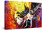 Startonight Impression sur Toile Musique de Guitare - Tableau Abstrait - Decoration Murale Salon Moderne - Image sur Toile - 60 x 90 cm Idée Cadeau Élégante et Originale Effet Lumineux Nocturne