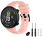 TopPerfekt GVFM Bracelet Compatible avec Garmin Forerunner 45, Band Montre Sport en Silicone, Forerunner 45 et Swim 2 Straps de Remplacement (Rose)