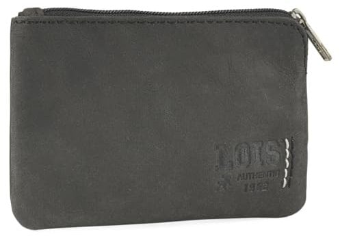 Lois - Geldbeutel & Schlüsseltasche Klein - Schlüsseletui Schlüsseltasche - Schlüsseletui Leder - Autoschlüssel Tasche - Schlüssel Etui, Antrazit