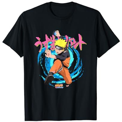 Naruto Shippuden Rasengan Jutsu Swirls Anime T-Shirt