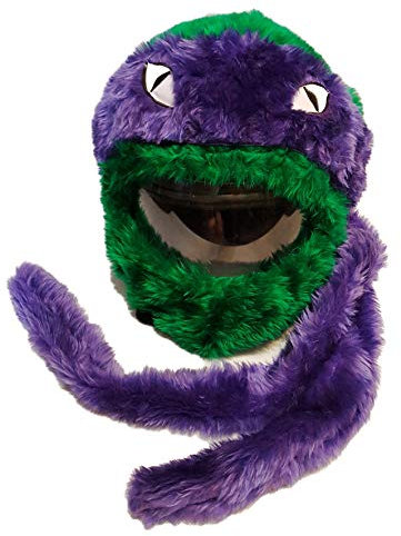 FunnyRiders Motorradhelm Überzug - Plüsch Helmüberzug - Lustig Motorrad Zubehör - Helm Cover - Hergestellt In Polen