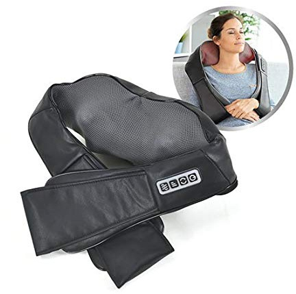 Nacken Massagekissen | Massagegerät für Nacken und Schulter | Shiatsu Nack Massager