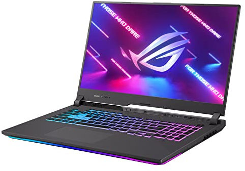 ASUS ROG Strix G17 (2021) Gaming Laptop, 17.3” 144Hz IPS Type FHD, NVIDIA GeForce RTX 3050 Ti, AMD Ryzen 7 4800H, 16GB DDR4, 512B PCIe NVMe SSD, RGB Keyboard, Windows 10, G713IE-EB74
