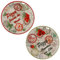 MamboCat 2er Set Pizzateller Moskau & Rom Grün & Rot Ø 33 cm I weiße Porzellanteller mit Motiven zum Servieren für Antipasti und Tomate-Mozzarella I Doppelpack Pizzaplatte große Servierteller