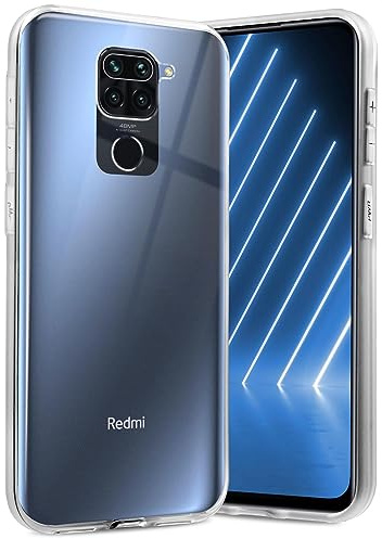 ONEFLOW Ultra Clear Case Kompatibel mit Xiaomi Redmi Note 9 Hülle Transparent, Handyhülle aus Soft Silikon, Extrem Stoßfest und Flexibel, TPU Schutzhülle Durchsichtig - Klar