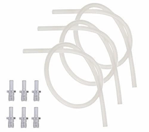 Tuyau à lait avec 3 tuyaux et 6 raccords pour machines à café automatiques - Compatible avec les machines à café automatiques Jura Impressa Giga