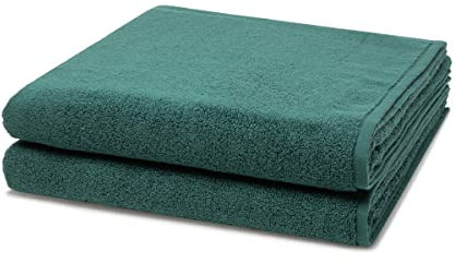 Ross - Sensual Skin - 2 X Duschtuch - Im Set (75 X 140cm Moosgrün)
