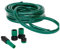 Tradineur - Manguera de riego Flexible de 3 Capas con 4 Accesorios, PVC, regar jardín, huerto, Lavar Coche, labores agrícolas, 15 Bar, Ø 3/4'' - 19 mm, 10 Metros