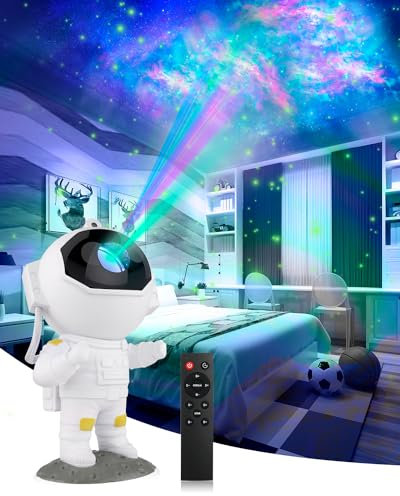 LED Sternenhimmel Projektor Kinder Nachtlicht, 360 Grad justierbar mit Timer und Fernbedienung, Star Projektor für 3 4 5 6 7 8 9 Jahre alter JungeMädchen, Home Decor/Entspannung/Party Ornamente