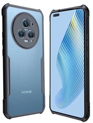 TECHGEAR Tough Schutzhülle für Honor Magic 5 Pro 5G [Fusion Armour], Premium-Hybrid-Schutzhülle, robuster Schutz mit transparenter Rückseite, entworfen für Honor Magic 5 Pro 5G, Schwarz
