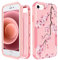 Pegmode for iPhone SE Case 2020/2022/3rd Generation, for iPhone 8/7 Case, Heavy Duty Protective Blossom Cute Phone Cover for Women Men Girls Boys Hard Cases for iPhone 7/8/SE