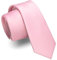 JEMYGINS Cravate fine mate pour homme, couleur unie, en différentes couleurs, 6 cm, Rose clair, M