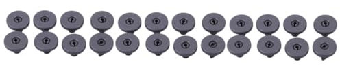 CLISPEED Kit De Réparation Rouleau De Panier Pour Lave-Vaisselle Accessoires Pour Lave-Vaisselle Roue Supérieure Pour Lave-Vaisselle Roue Inférieure Pour Lave-Vaisselle 24 Pièces