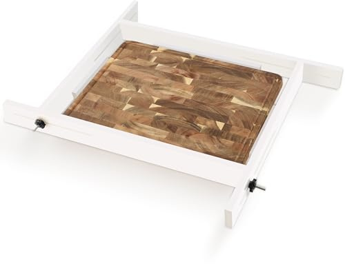 Adjustable Juice Groove Jig, Router Template Guide & Frame System for Woodworking, Cutting Board Jig for Creating Square Grooves
