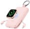 RORRY Power Bank with Built in USB-C/iOS Cables, 10000mAh PD 20W Portable Charger with 3 Outputs, Powerbank Fast Charging Compatible with iPhone 16/15/14 Series, Samsung, Apple Watch and AirPods