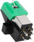 VM95E Dual-Moving-Magnet-Plattenspieler-Tonabnehmersystem, Aluminium-Nadelstangen-Magnet-Plattenspieler-Eingabestift, 0,4 X 0,7 Mil Runde Nadel