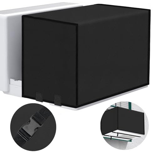 600D robuste Klimaanlagenabdeckungen für Midea U-förmige 8000/10000/12000 BTU Fensterklimaanlage, wasserdicht, für Innen- und Außenbereich, Anti-UV-AC-Abdeckung, verstellbare Klettverschlüsse