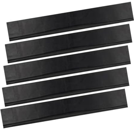 Hoement 5stücke Fensterabzieher-ersatzgummi Rakel Ersatz Streifen Fensterreinigungsabzieher-Gummi Ersatz-Flexibler Abzieherstreifen