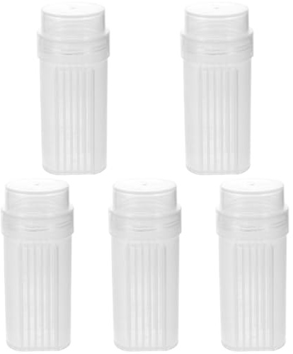 GLEAVI 5-Slide Plastic Staining Jar: Lab Equipment for Science Students - Biology Pathology Research Holder (3.42x1.22x1.22 Inch)