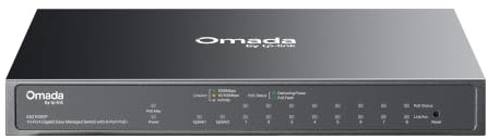 Switch di rete ES210GMP - Smart Desktop con 10 Porte Gigabit di cui 8 PoE+ - by Omada