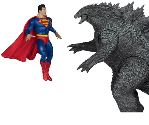 McFarlane Toys - DC Multiverse Superman vs. Godzilla (Justice League vs Godzilla vs Kong) 2 PK