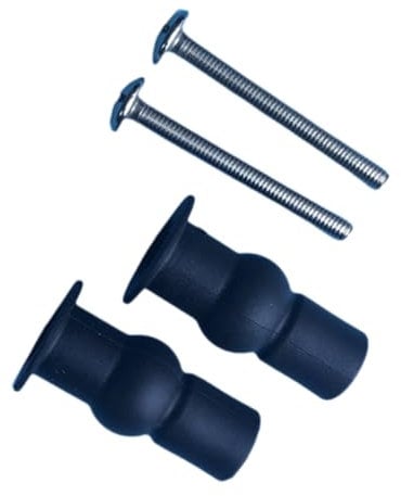 2 Pack Toilet Seat Fittings,Heavy Duty Toilet Seat Fastener Bolt Kit,Toilet Seat Bolts,Toilet Seat Fixings,Toilet Seat Fasteners,Toilet Seat Hinges Screws Bolts for Wc Blind Hole Fittings