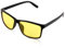 Vidsmow Nachtsichtbrille für Männer Frauen, Klassischer Quadratischer Rahmen, HD Antireflexion, Polarisierte Nachtfahrbrille für Klare Sicht bei Schlechten Lichtverhältnissen und Blendfreies Fahren