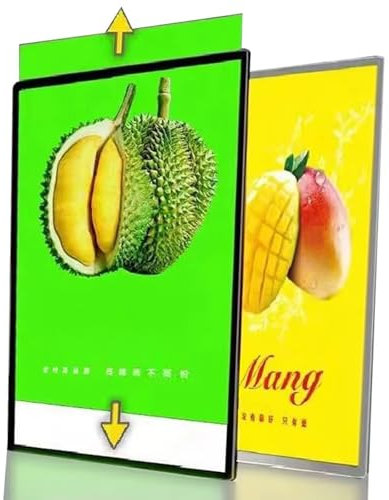 Boîte lumineuse LED ultra fine pour affichage mural, tableau de menu lumineux et panneau publicitaire, parfait pour les restaurants et les magasins