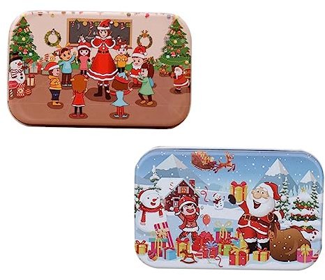 QUMIIRITY 2stücke Weihnachten Holz Puzzle Spielzeug Kreative Junge Mädchen Puzzle Pädagogisches Spielzeug Für Kleinkinder Mit Auge-Hand-koordination