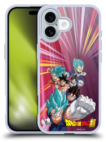 Head Case Designs Offizielle Dragon Ball Super Vegito Future Trunks Arc Charaktere Gelhülle [Militärischer Schutzgrad] Kompatibel Mit Apple iPhone 16 Und Kompatibel Mit MagSafe