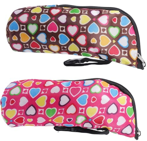 MOBUTOFU Isolierte mit Reißverschluss Babyflaschentaschen für Unterwegs | Polyester, an Kinderwagenhenkel oder Handgelenk Befestigbar, für Babyflasche und Trinkflasche, 2 Stück