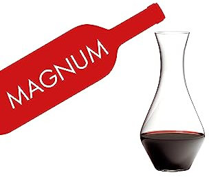 RIEDEL Cabernet Magnum Dekanter, Einzelpackung, klares Kristallglas, maschinell gefertigt