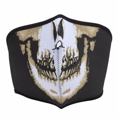 SAS Myala Cache Nez Masque tête de Mort pour Moto Ski Paintball