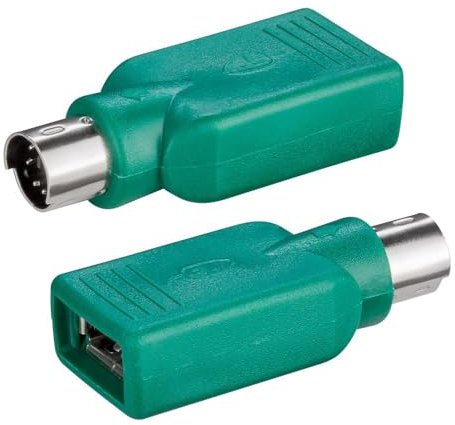 CABLEPELADO Adattatore da USB a PS2 M/H verde