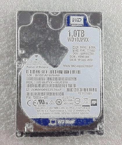 HP 250 G5 1TT39ES Abu HDD Duro Unidad de Disco Duro 1TB 1000GB SATA WD10JPVX 726834-001