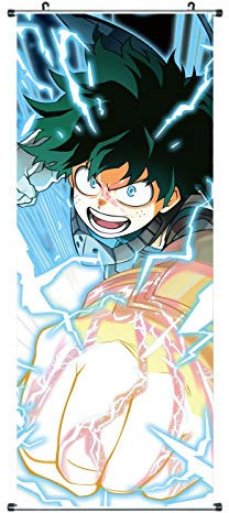 CoolChange Großes My Hero Academia Rollbild | Kakemono aus Stoff | Poster 100x40cm | Motiv: Izuku Midoriya