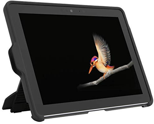 Targus Microsoft Surface™ Go 2 Hülle – Tablet Ständer mit Fallschutz für Suface Go und Go 2 – leichte Surface go 2 Tasche mit Eckschutz und Stiftehalter – Grau, THZ779GL