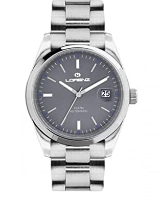 Lorenz Herren Armbanduhr in der Farbe Silber mit Edelstahlarmband, Gehäusedurchmesser: 39 mm, 030134DD