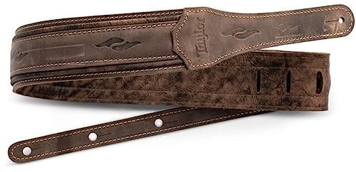 Taylor Element Gitarrengurt, 6,3 cm, Dunkelbraun, Dunkelbraun, 6 cm
