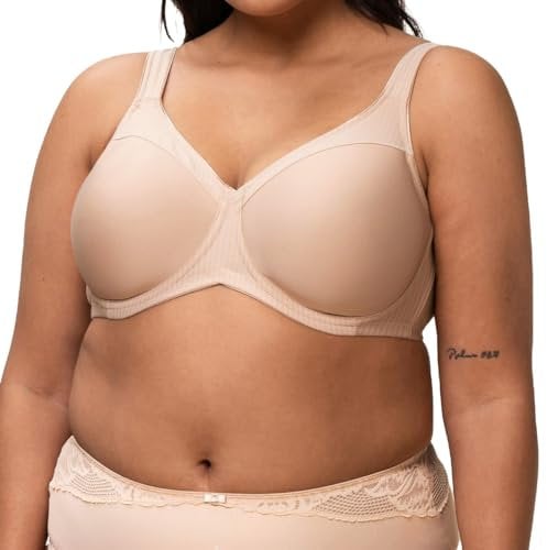 Triumph - Modern Soft & Cotton W01 - Minimizer-BH (90D Neutral Beige)
