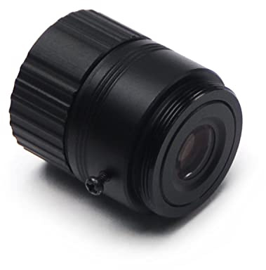 Othmro Objectif de caméra 25 mm Longueur focale 3MP F1.4 1/3 pouces grand angle pour appareil photo 1 pièce