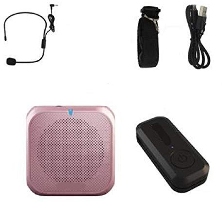 Sprachverstärker Stimmverstärker Megaphon Verstärker, Kabelloses Headset Für Lehrer, Outdoor, Reiseleiter, Unterricht, Vortrag, Speziallautsprecher, Kleiner Mini, Tragbares Taillenmikrofon, Lautsprech