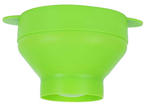 Silicone DIY Popcorn Maker Bowl with Lid Dishwasher Safe Popcorn Bucket Collapsible Hot Air Microwave Popcorn Maker Bowl icrowave Popcorn Popper Bowl(1#)