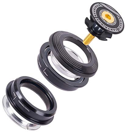 Mountain Bike 4444S Headset 44mm 1-1/8 Bike Headset Spacer Bike Headset Bearing, Bicycle Headset Kit Bearing Semi Integrated Straight Tube Fork Internal