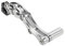 Palanca de Arranque de Arranque Aleación de Aluminio de Alta Resistencia Pedal de Arranque Reemplazo del Arrancador Accesorio Universal para Moto Scooter(Plata)