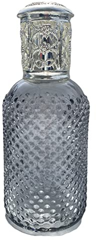KAZIS® I Katalytische Lampe I Duftlampe I Glas I XXL I 400 ml Inhalt I grau gepunktet