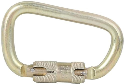OFUNGO Carabiners Key Chain Clip Spring Snap Hooks，Carabiner D-Shape Camping Carabiner 45KN High Load Bearing Master Lock Carabiner for Mountaineering Rock Climbing