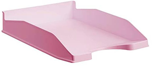 Bandeja SOBREMESA Archivo 2000 ECOGREEN PLASTICO 100% Reciclado APILABLE FORMATOS DIN A4 Y Folio Color Rosa