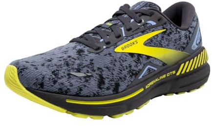 Brooks Herren Adrenaline Gts 23 Sneaker, Nine Iron Folkstone Sulphur, 42.5 EU
